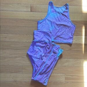 Teeki Mermaid set. Top xs/s. Bottoms M